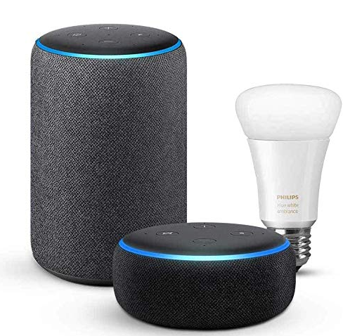 Echo Plus (Black) bundle with Echo Dot