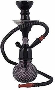JaipurCrafts 12 Inch Sarfaraz Glass Iron Hookah Rs 99 amazon dealnloot