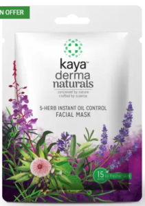 Kaya Clinic 5-Herb Instant Oil Control Facial Mask (20 g)