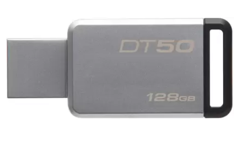 Kingston DT50 128 GB Pen Drive  (Grey)