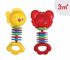 Luvlap Fish and Crab Teether Rattles for Rs 148 amazon dealnloot