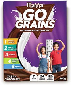 Manna Go Grains Multigrain Instant Drink Mix Rs 99 amazon dealnloot