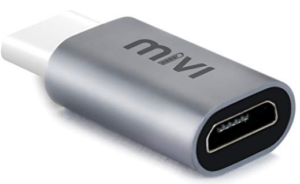 Mivi OAC2AMN Type-C to Micro USB OTG Adapter - (Black)