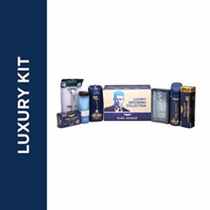 Park Avenue Luxury Grooming Collection (Combo of 7 + Travel Pouch) Rs 627 amazon dealnloot