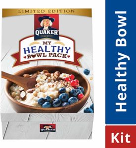 Quaker Oats 1 Kg with Wooden Bowl Rs 185 amazon dealnloot