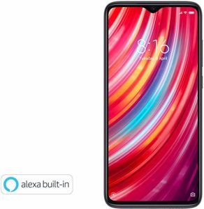 Redmi Note 8 Pro Shadow Black 6GB Rs 3699 amazon dealnloot