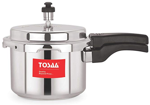 Tosaa Ultra Delux Aluminium Pressure Cooker, 3 litres