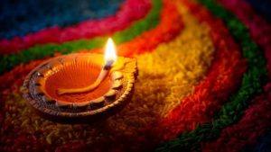 diwali light diyas celebrate