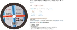 Bosch Cutting Discs1