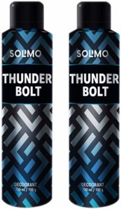 Amazon Brand Solimo Thunder Bolt Deodorant For Rs 169 amazon dealnloot