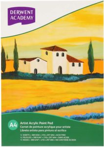Amazon- Buy DERWENT Academy Acrylic Pad 12 Sheets