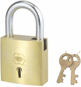 Amazon- Buy Harrison A-1-0009 Brass 7 Levers Padlock