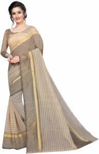 Amazon- Buy Perfectblue Women's Banarsi Cotton Silk Saree
