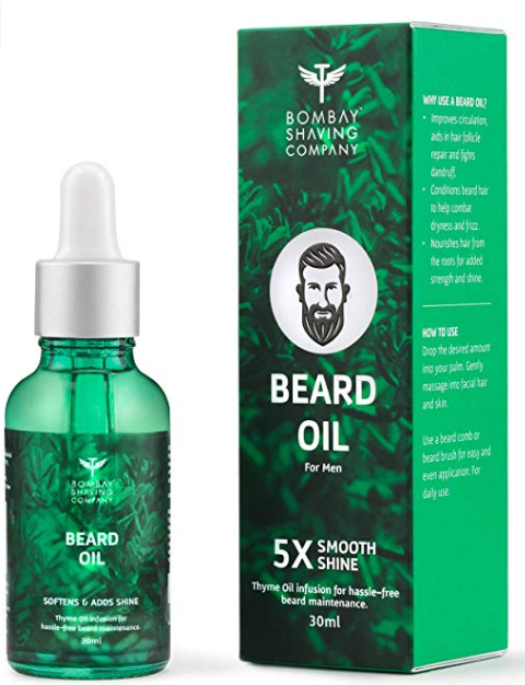 Bombay Shaving Company Beard Oil For Men, 30 ml (Thyme)