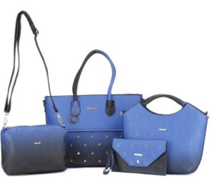 CARA MIA Women Blue Tote Rs 899 flipkart dealnloot