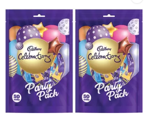 Cadbury Celebrations Party Pack 349g - Pack of 2 Bars
