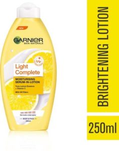 Garnier Skin Naturals Light Lotion 250 ml Rs 184 flipkart dealnloot