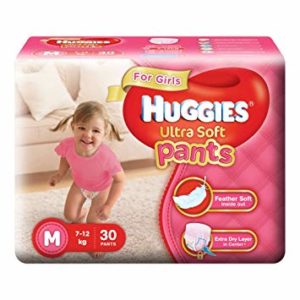 Huggies Ultra Soft Pants Diapers for Girls Rs 299 amazon dealnloot