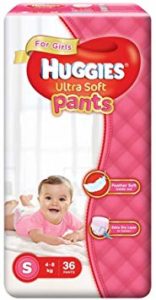 Huggies Ultra Soft Pants Diapers for Girls Rs 299 amazon dealnloot