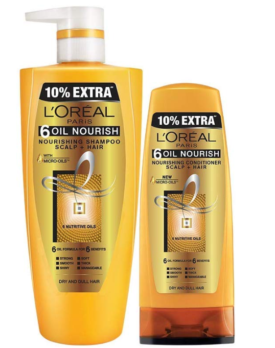 L'Oreal Paris 6 Oil Nourish Shampoo & Conditioner