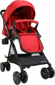 LuvLap Baby New Sports Stroller Red Rs 2850 amazon dealnloot