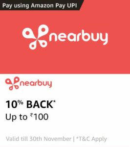 Nearbuy Amazon UPI Offer