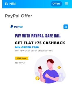 Niki Paypal Offer