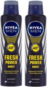 Nivea Men Fresh Power Boost Deodorant Spray Rs 199 flipkart dealnloot