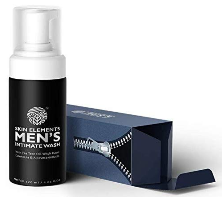 Skin Elements Men's Intimate Wash, Blue, 120 ml