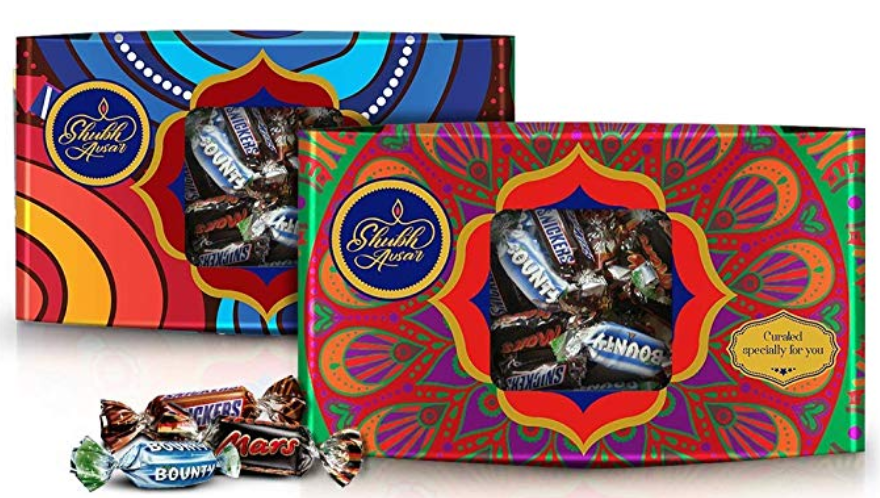 Snickers, Shubh Avsar Mixed Variety Pack (Snickers, Bounty, Mars), 150g (Pack of 2)