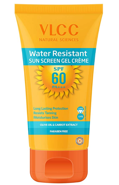VLCC Water Resistant Sunscreen Gel Creme, SPF 60, 100g