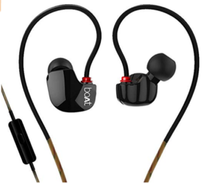 boAt Nirvanaa Uno in-Ear Earphones with Mic (Black)