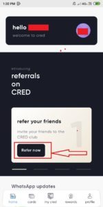 cred refer n earn