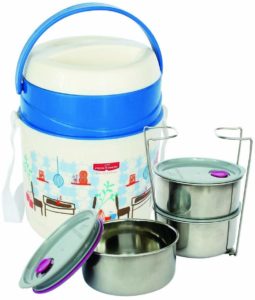 Amazon- Buy Princeware Leak Proof Insulated Tiffin Plastic Lunch Boxes