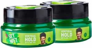 Amazon- Buy Set Wet Vertical Hold Hair Styling Gel for Men, 250 ml (Pack of 2) at Rs 243
