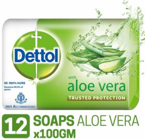 Amazon- Buy Dettol Soap- 100 g (Pack of 12, Aloe Vera) at Rs 305