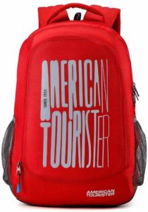 American Tourister 32 Ltrs Red Casual Backpack