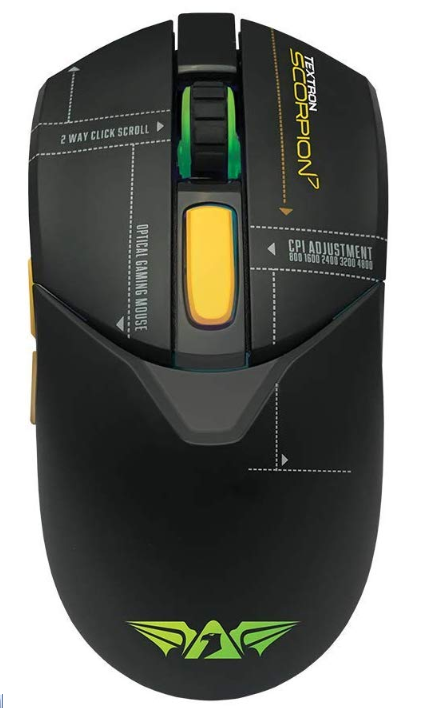 Armaggeddon Scorpion 7 Gaming Mouse (Black)