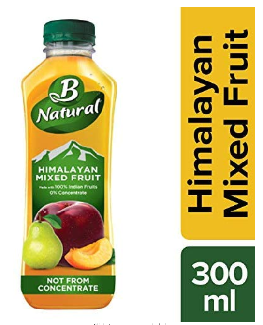 B Natural Himalayan Mixed Fruit Bottle, 300 ml