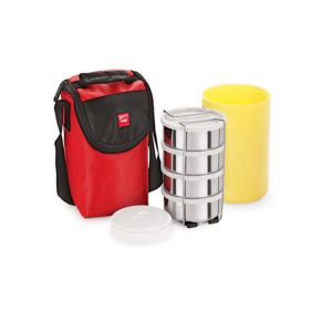 Cello Fun N Food 4 Container Lunch Packs, Red