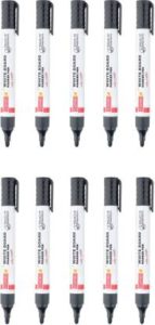 Flipkart- Buy Camlin White Board Marker Pen (Set of 10, Black) at Rs 140