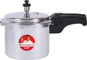 Flipkart- Buy Wonderchef Ruby Outer Lid 3 L Induction Bottom Pressure Cooker 