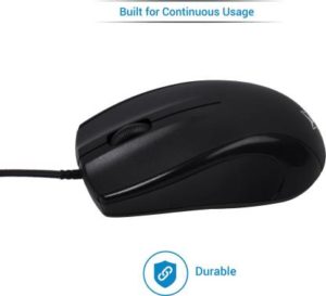 Flipkart SmartBuy WDTM501 Wired Optical Mouse (USB 2.0, Black)