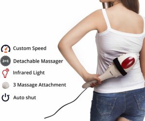 Lifelong LL54 Detachable Powerful Body Massager