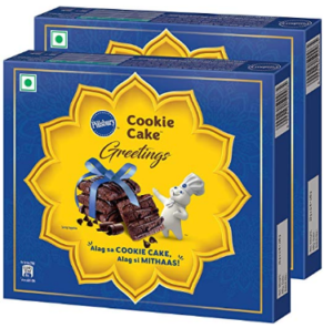 Pillsbury Cookie Cake - Greetings Gift Pack, Pack of 2, 240g