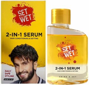 Set Wet 2-In-1 Serum, Shine & Set (Hair Serum For Men)