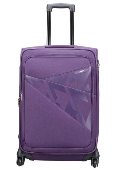 Skybags Footloose Wellington Polyester 66 cms Purple Softsided Suitcase