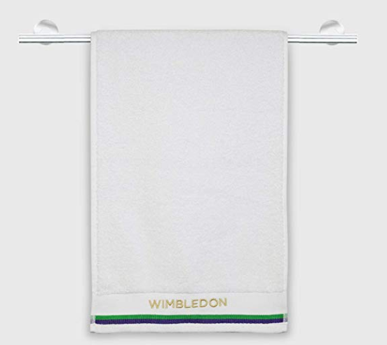 Spaces Wimbledon White Cotton Sport Towel