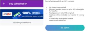 Times prime payzapp offer