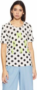 United Colors of Benetton Women's Polka Dot T-Shirt